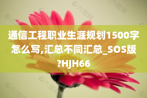 通信工程职业生涯规划1500字怎么写,汇总不同汇总_SOS版?HJH66