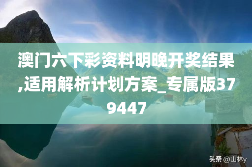 澳门六下彩资料明晚开奖结果,适用解析计划方案_专属版379447