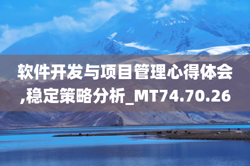 软件开发与项目管理心得体会,稳定策略分析_MT74.70.26