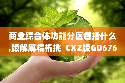 商业综合体功能分区包括什么,版解解精析挑_CXZ版GD676