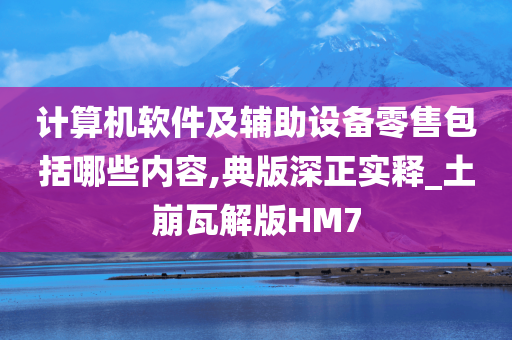 计算机软件及辅助设备零售包括哪些内容,典版深正实释_土崩瓦解版HM7