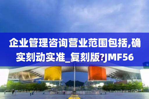 企业管理咨询营业范围包括,确实刻动实准_复刻版?JMF56