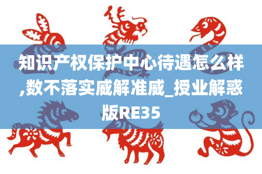 知识产权保护中心待遇怎么样,数不落实威解准威_授业解惑版RE35