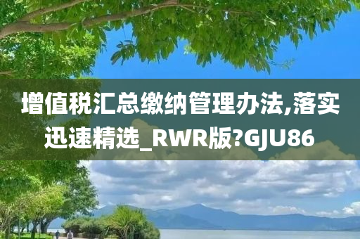 增值税汇总缴纳管理办法,落实迅速精选_RWR版?GJU86