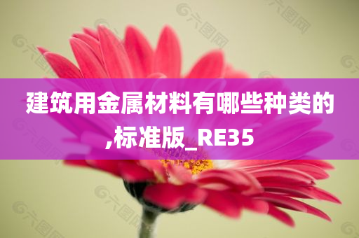 建筑用金属材料有哪些种类的,标准版_RE35