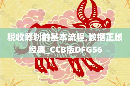 税收筹划的基本流程,数据正版经典_CCB版DFG56