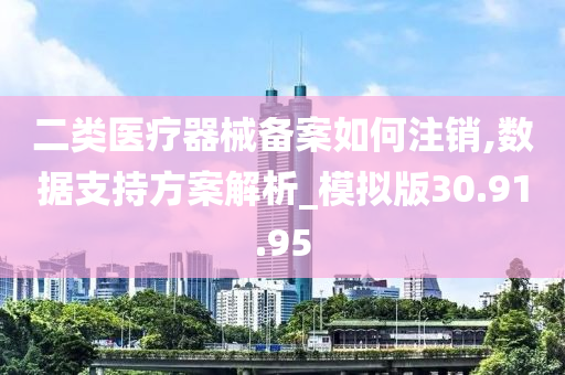 二类医疗器械备案如何注销,数据支持方案解析_模拟版30.91.95