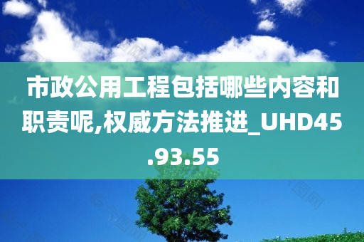 市政公用工程包括哪些内容和职责呢,权威方法推进_UHD45.93.55