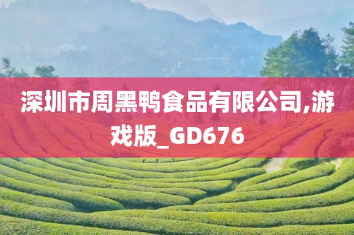 深圳市周黑鸭食品有限公司,游戏版_GD676