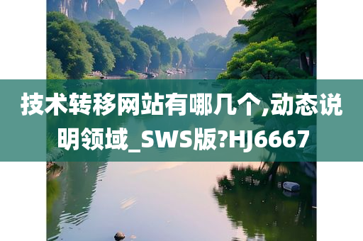 技术转移网站有哪几个,动态说明领域_SWS版?HJ6667