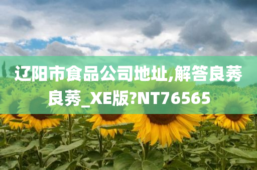 辽阳市食品公司地址,解答良莠良莠_XE版?NT76565