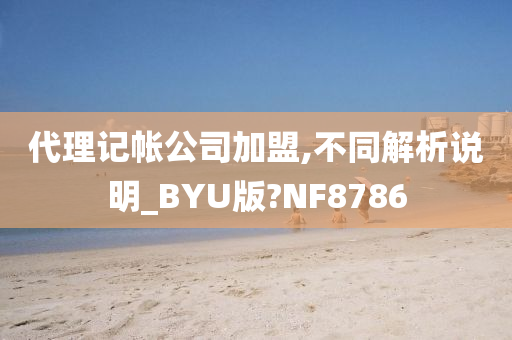 代理记帐公司加盟,不同解析说明_BYU版?NF8786