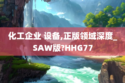 化工企业 设备,正版领域深度_SAW版?HHG77