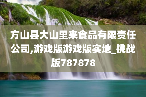 方山县大山里来食品有限责任公司,游戏版游戏版实地_挑战版787878