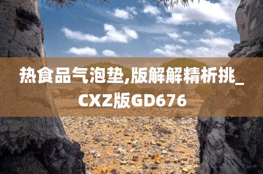 热食品气泡垫,版解解精析挑_CXZ版GD676