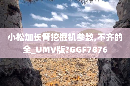 小松加长臂挖掘机参数,不齐的全_UMV版?GGF7876