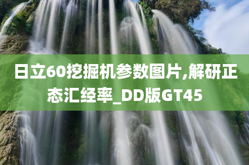 日立60挖掘机参数图片,解研正态汇经率_DD版GT45