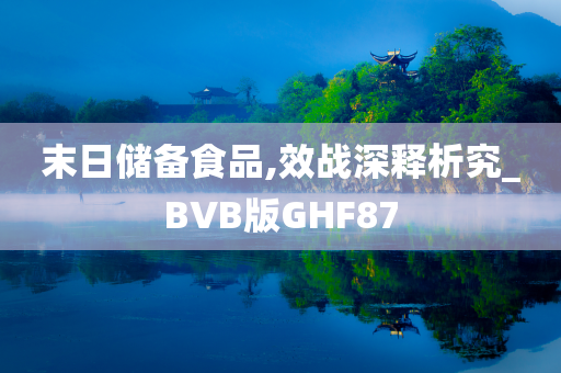 末日储备食品,效战深释析究_BVB版GHF87