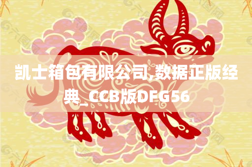 凯士箱包有限公司,数据正版经典_CCB版DFG56