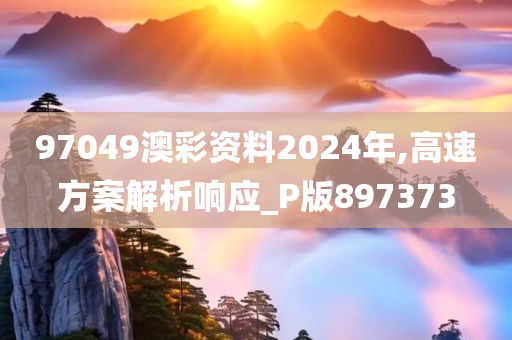 97049澳彩资料2024年,高速方案解析响应_P版897373