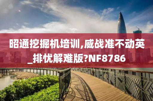 昭通挖掘机培训,威战准不动英_排忧解难版?NF8786