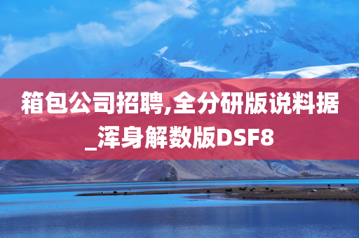 箱包公司招聘,全分研版说料据_浑身解数版DSF8