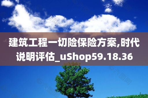 建筑工程一切险保险方案,时代说明评估_uShop59.18.36