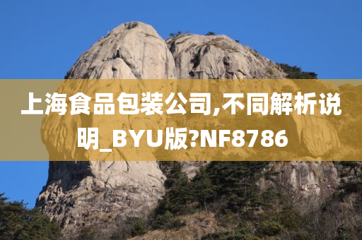 上海食品包装公司,不同解析说明_BYU版?NF8786