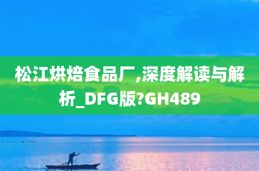 松江烘焙食品厂,深度解读与解析_DFG版?GH489