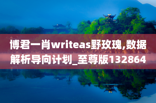 博君一肖writeas野玫瑰,数据解析导向计划_至尊版132864