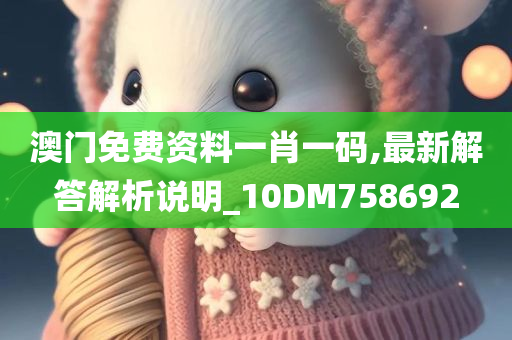 澳门免费资料一肖一码,最新解答解析说明_10DM758692