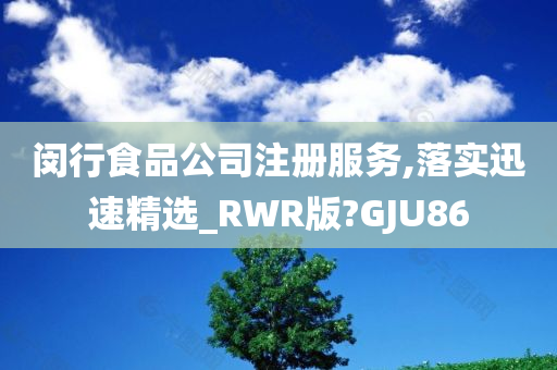 闵行食品公司注册服务,落实迅速精选_RWR版?GJU86