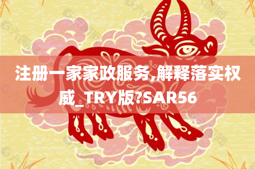 注册一家家政服务,解释落实权威_TRY版?SAR56