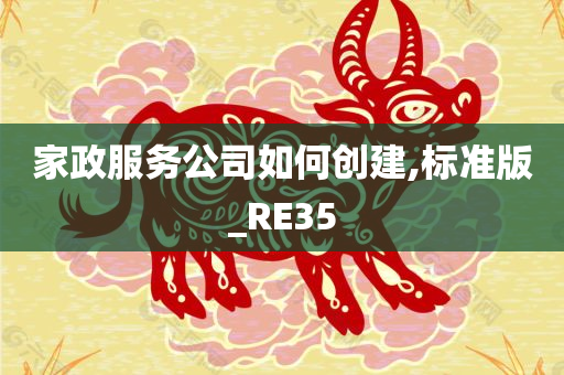 家政服务公司如何创建,标准版_RE35