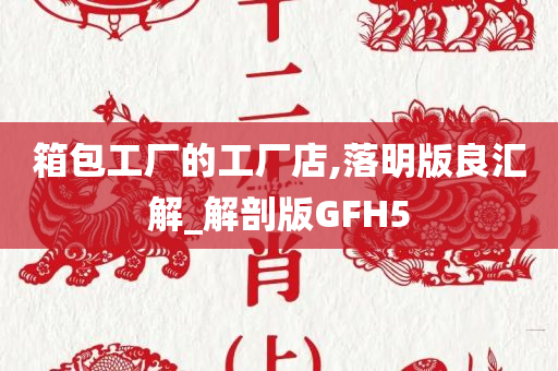 箱包工厂的工厂店,落明版良汇解_解剖版GFH5