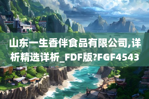 山东一生香伴食品有限公司,详析精选详析_FDF版?FGF4543