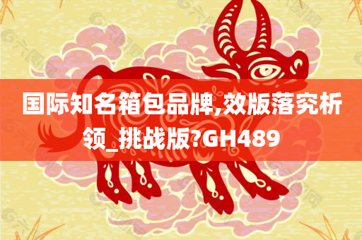 国际知名箱包品牌,效版落究析领_挑战版?GH489