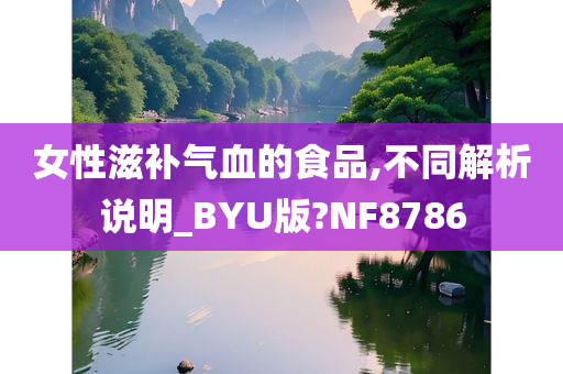 女性滋补气血的食品,不同解析说明_BYU版?NF8786