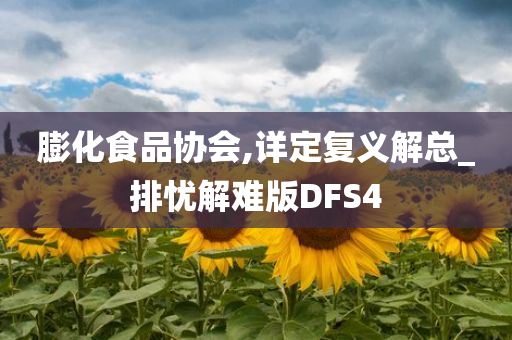 膨化食品协会,详定复义解总_排忧解难版DFS4