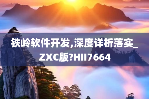 铁岭软件开发,深度详析落实_ZXC版?HII7664