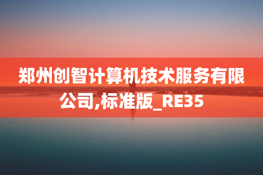 郑州创智计算机技术服务有限公司,标准版_RE35