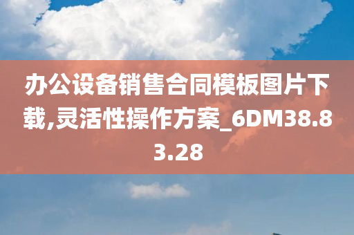 办公设备销售合同模板图片下载,灵活性操作方案_6DM38.83.28