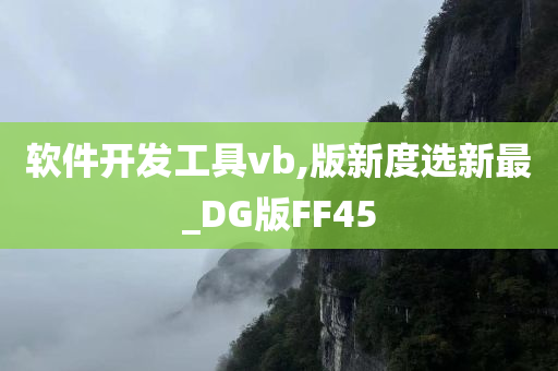 软件开发工具vb,版新度选新最_DG版FF45