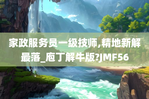 家政服务员一级技师,精地新解最落_庖丁解牛版?JMF56