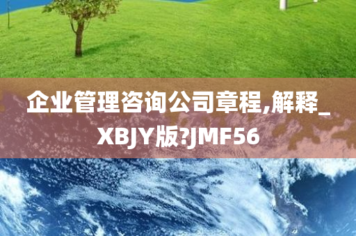 企业管理咨询公司章程,解释_XBJY版?JMF56