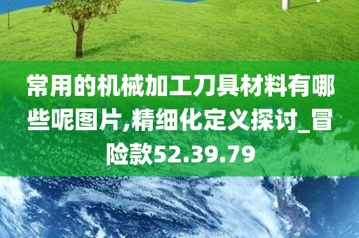 常用的机械加工刀具材料有哪些呢图片,精细化定义探讨_冒险款52.39.79