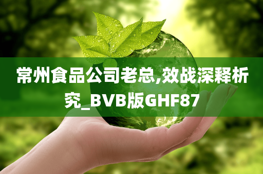 常州食品公司老总,效战深释析究_BVB版GHF87