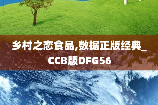 乡村之恋食品,数据正版经典_CCB版DFG56