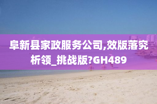 阜新县家政服务公司,效版落究析领_挑战版?GH489