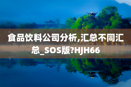 食品饮料公司分析,汇总不同汇总_SOS版?HJH66